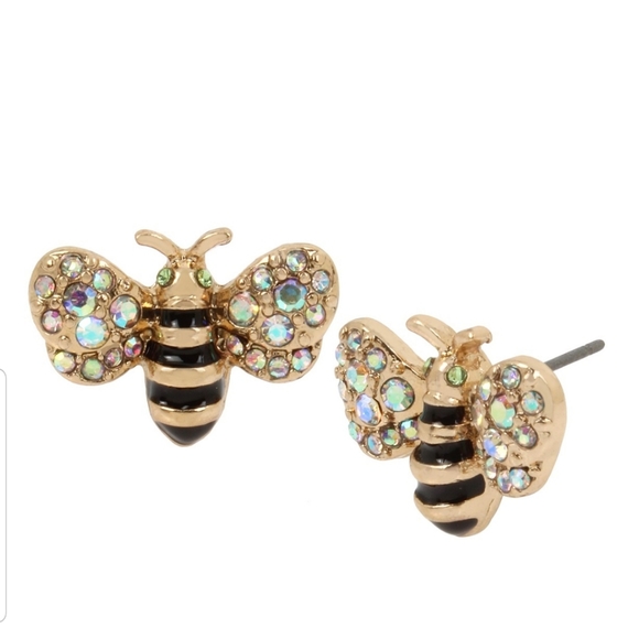 BETSEY JOHNSON Bumble Bee Earrings. NWT